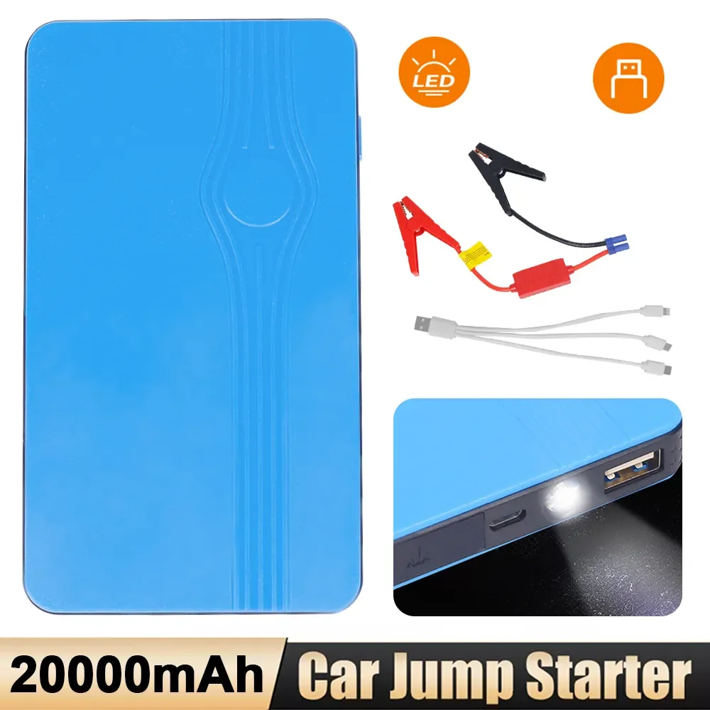 

Автомобильное пусковое устройство 600 А, зарядное устройство для аккумулятора, внешний аккумулятор 12 В, аварийное пусковое устройство с USB-фо...