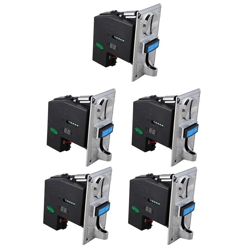 

5X Multi Coin Acceptor Selector For Mechanism Vending Machine Mech Arcade Game