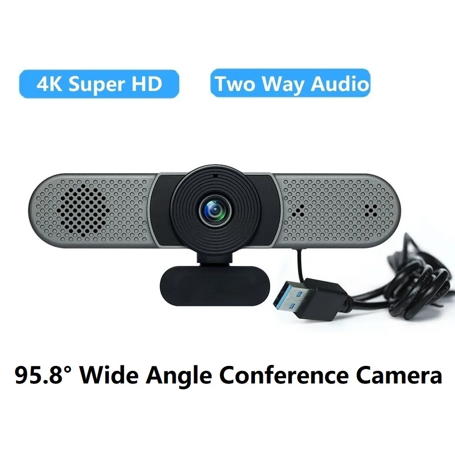 4K Full HD Webcam Autofocus Web Camera For Computer With Microphone For Meeting Room Online Education Live Streaming Broadcast