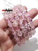 natural stone snowflake ghost single lap necklace for women girl birthday gift fresh bracelets fashion jewelry 6 12mm