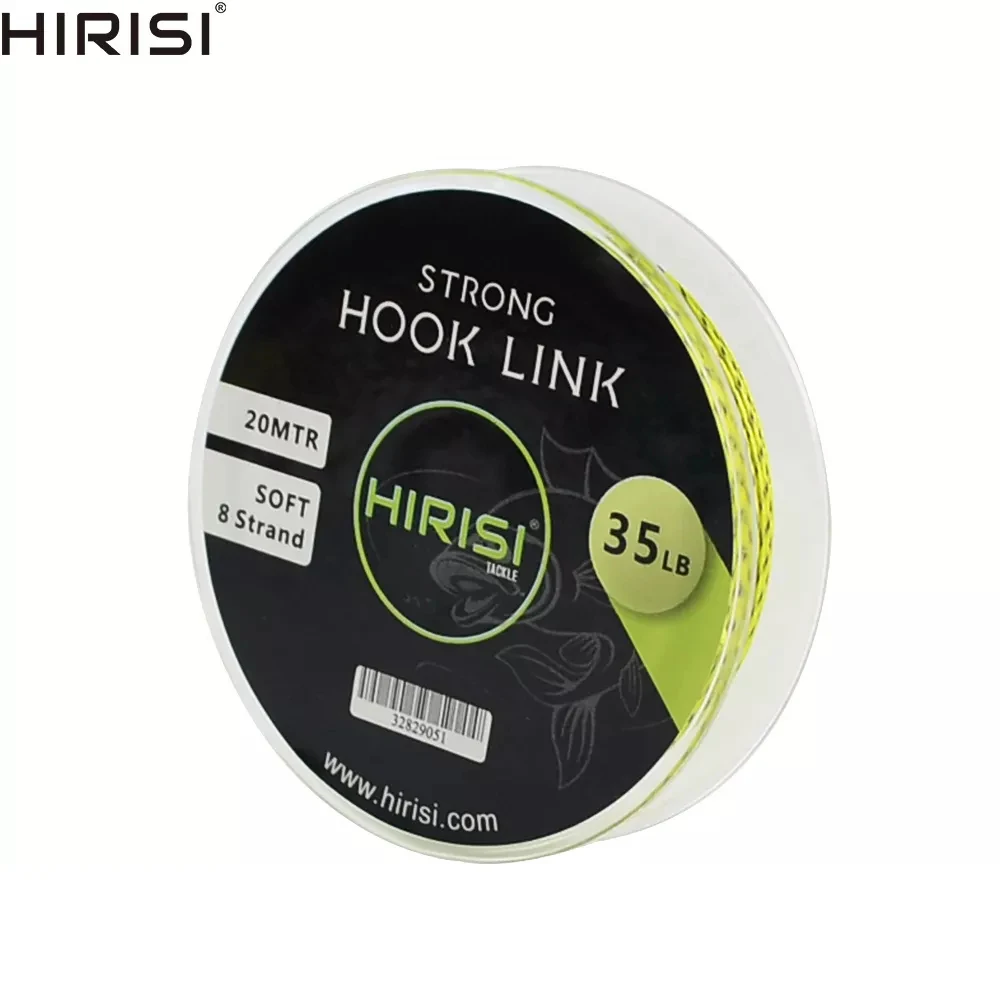 1Piece Carp Fishing Line Soft Hook Link 8 Strand 20m carp leadcore Braid Line Hair Rig Fishing Accessories Terminal Tackle