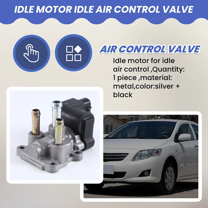 136800-1060 22270-16090 клапан управления холостым двигателем для Toyota Corolla 2227016090 1368001060