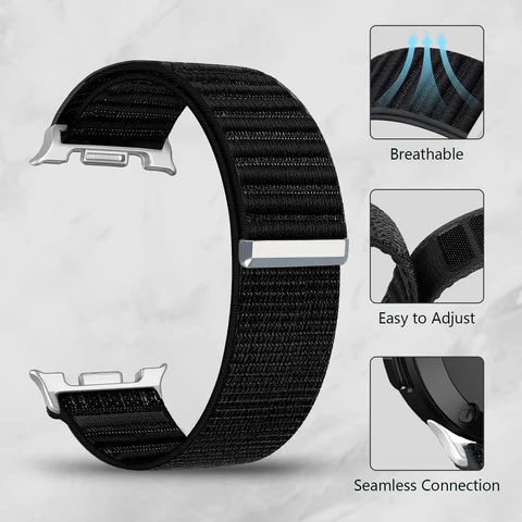 Спортивный браслет CRESTED для Samsung Galaxy Watch 8 из нейлона