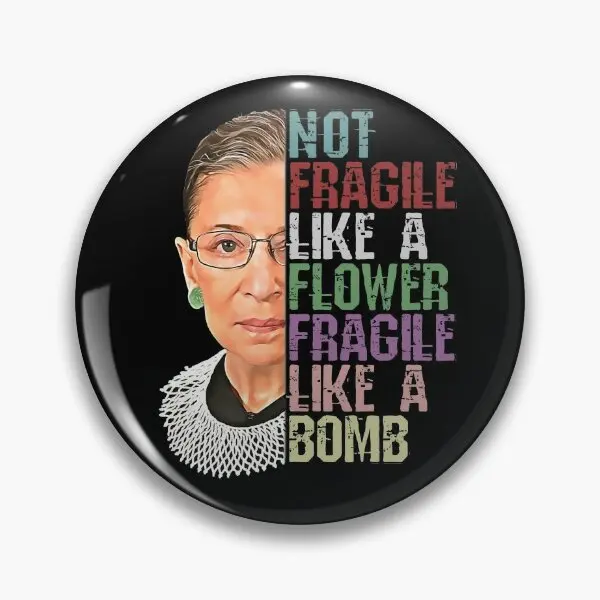 

Rbg не хрупкая, как цветок, хрупкая мягкая Металлическая Булавка для кнопок, креативная булавка для лацкана, женская одежда, искусственная за...