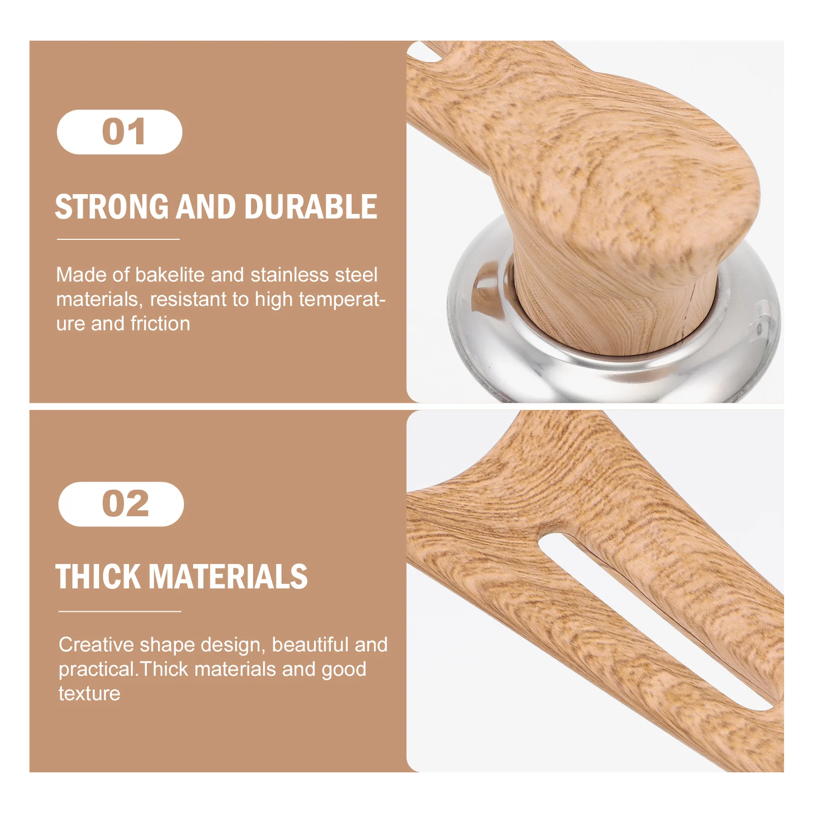 

2 шт., универсальные держатели для крышки кухонного горшка