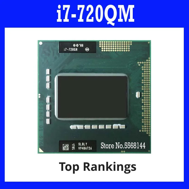 Скидка 40% i7-720QM i7 720QM SLBLY 1 6 ГГц четырехъядерный восьмипоточный Процессор Вт 45 Socket G1