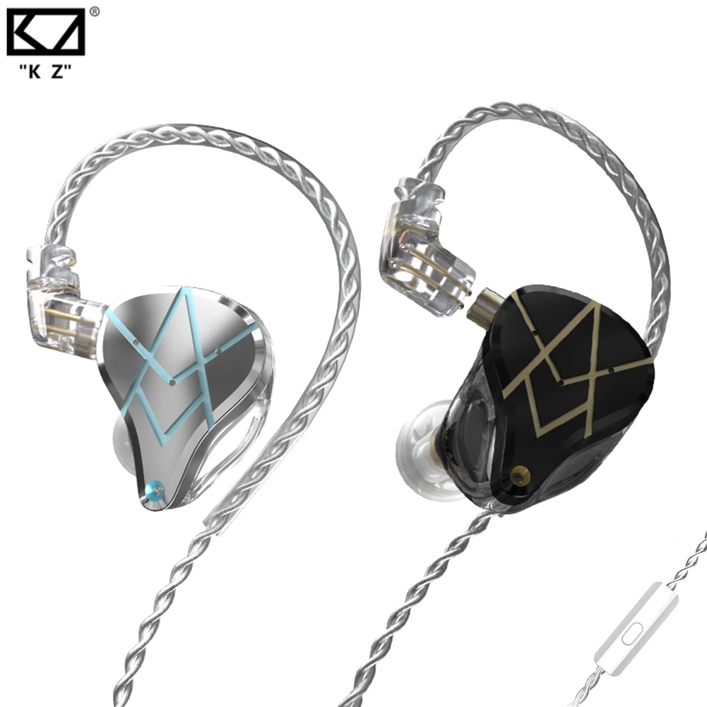 

KZ ASX Headset 20 BA Units HIFI Bass In Ear Monitor Balanced Armature Earphones Noise Cancelling Earbuds Sport Wired Headphones