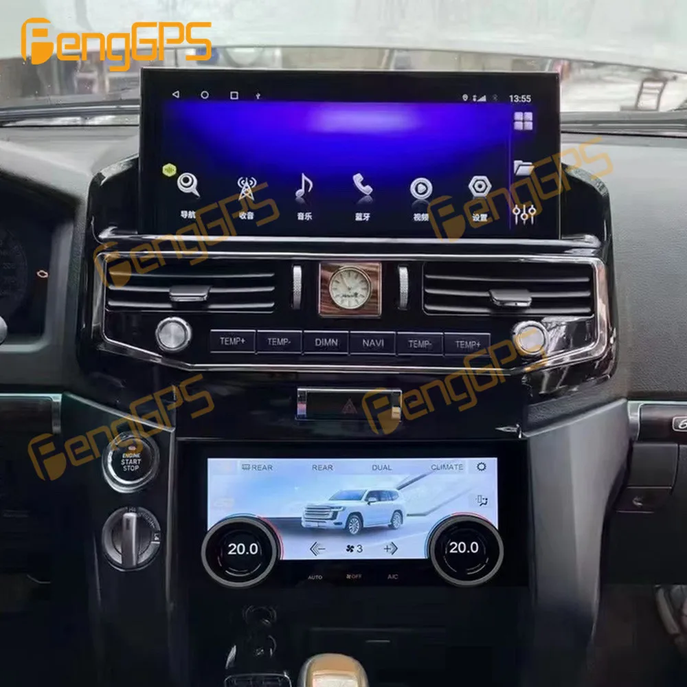 Передний экран кондиционера для Toyota Land Cruiser 2008-2015 панель переменного тока