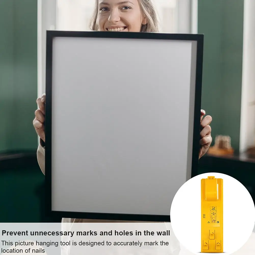 

Photo Frame Hanging Tool Accurate Position-locating ABS Wall Hanging Measuring Hangers For Bars Hotel Coffee Shops Galleries
