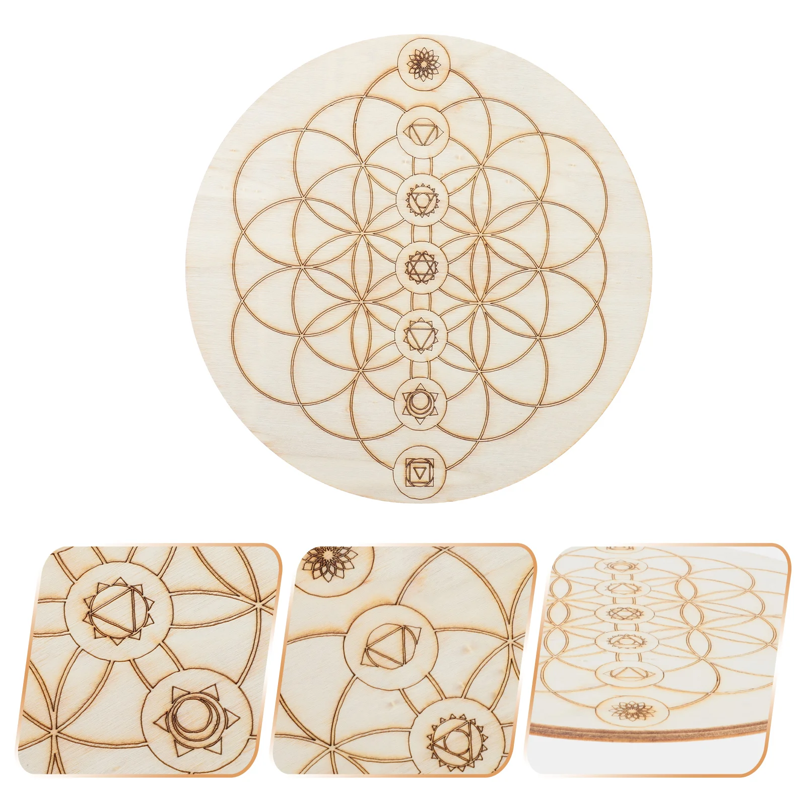 

Crystal Board Grid Base Pendulum Wooden Wall Stonesmandalaballsdisplay Alphabetshelf Cube Sacred Metatrondowsing Coasters Wood