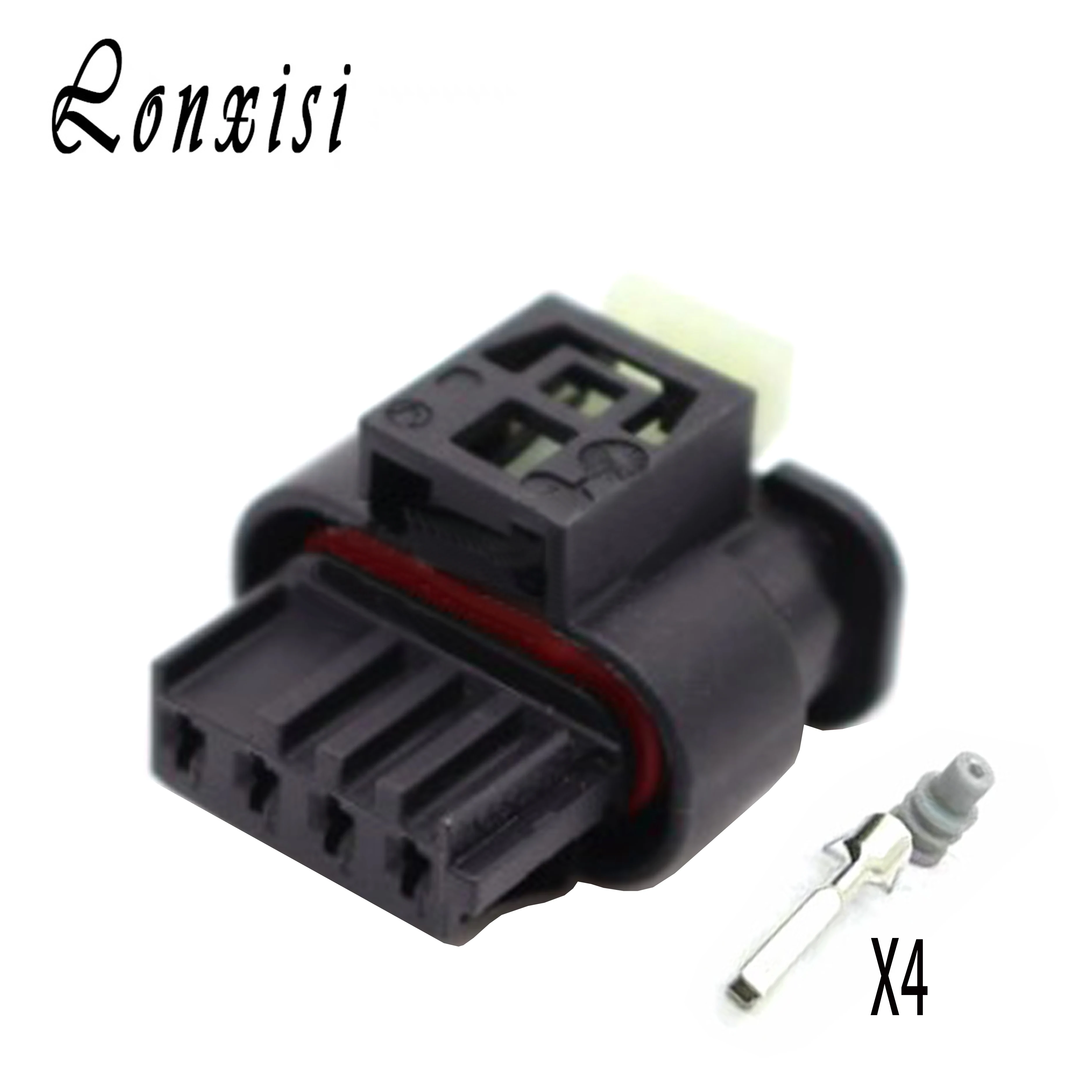 

1/5/10/20/50 комплектов, 4-контактные 8509441-04, автомобильные гнездовые разъемы Sokct, датчик расхода воздуха, водонепроницаемая вилка для BMW