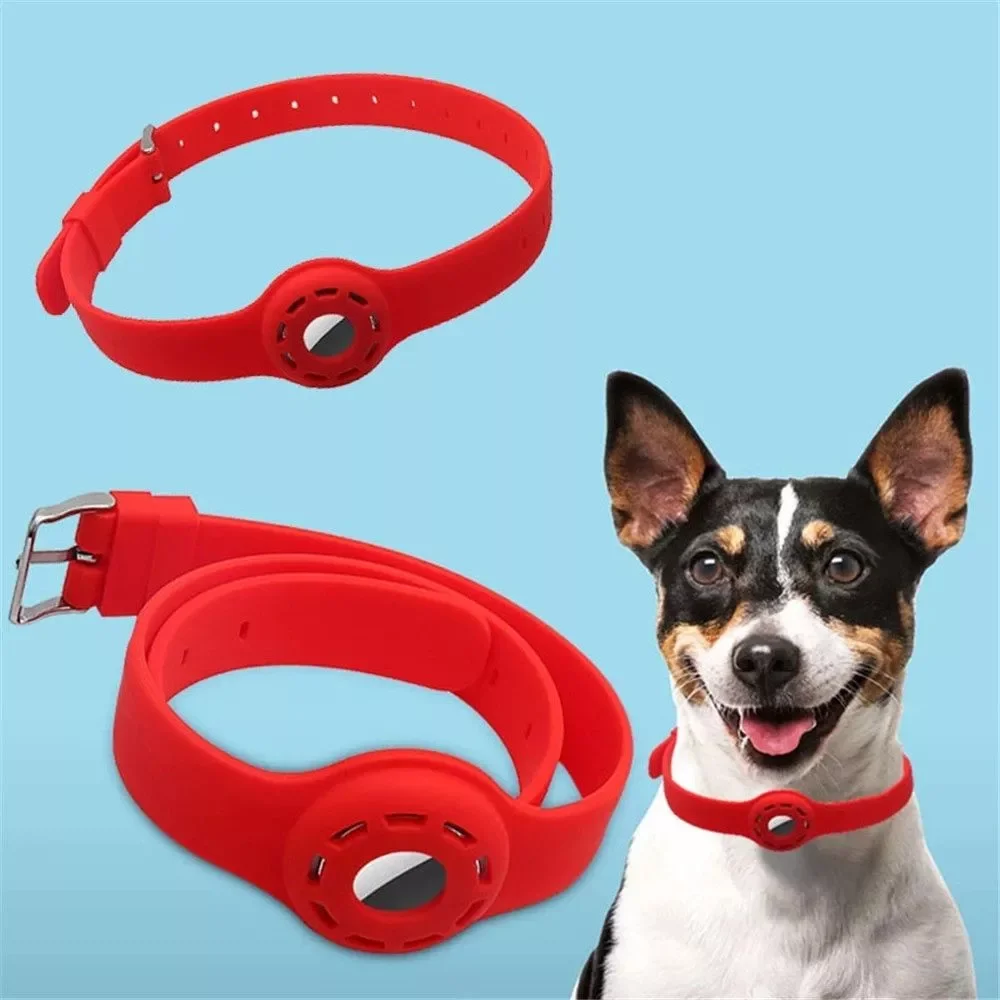 

Size Anti-Scratch Silicone Anti-Lost Dog,Cat Strap Airtags Case Dog Collar Pet Supplies Airtags Protective Cover
