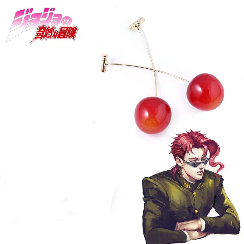 Невероятные приключения Джоджо какёин Нориаки розовые вишенки клипсы Жан-Пьер