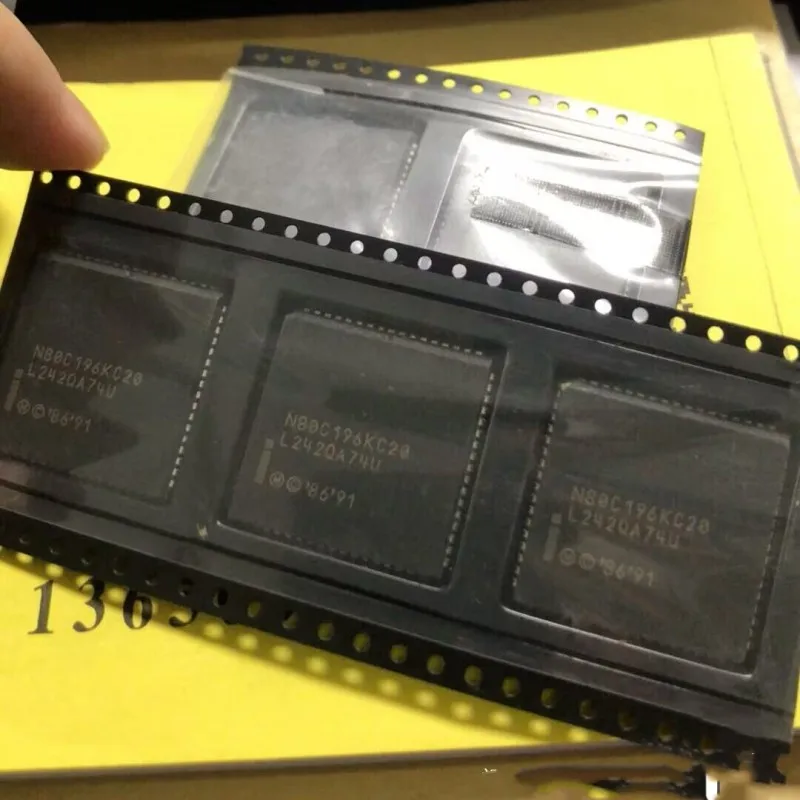 1 шт. новый оригинальный микроконтроллер N80C196KC20 N80C196 с оболочкой PLCC68