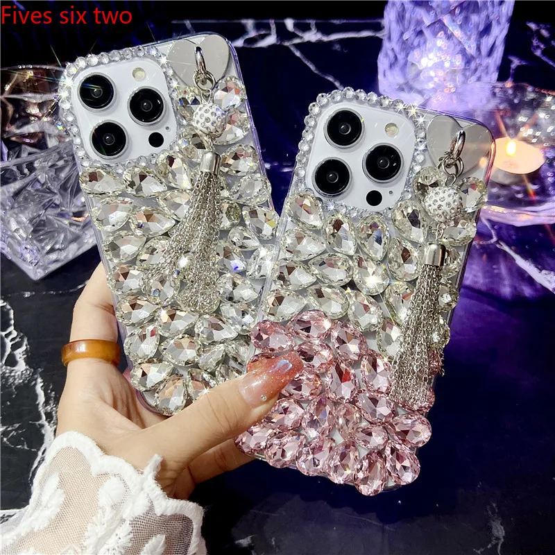 Роскошный блестящий чехол для телефона OPPO A18 A17K A16K A15 A57 A95 A94 A55 A54 A60 A98 A79 A78 A58 A38 A77S