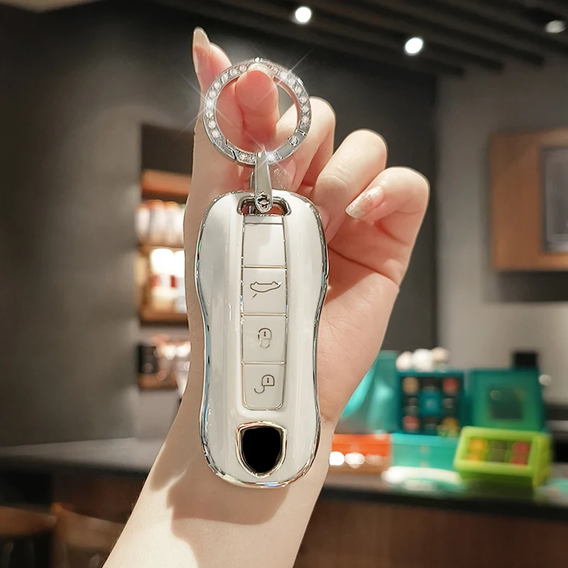 Чехол из ТПУ для автомобильного дистанционного ключа брелок Porsche 991 996 958 918 911 970 997