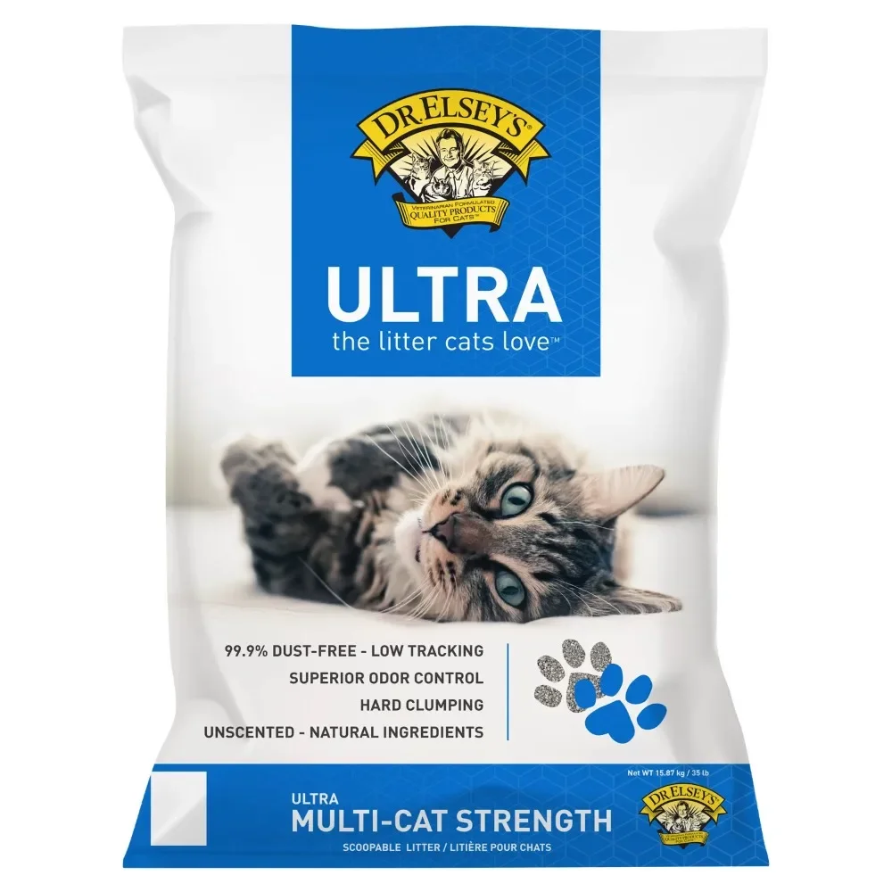 

Dr. Elsey Ultra Unscented Cat Litter, 35 lb