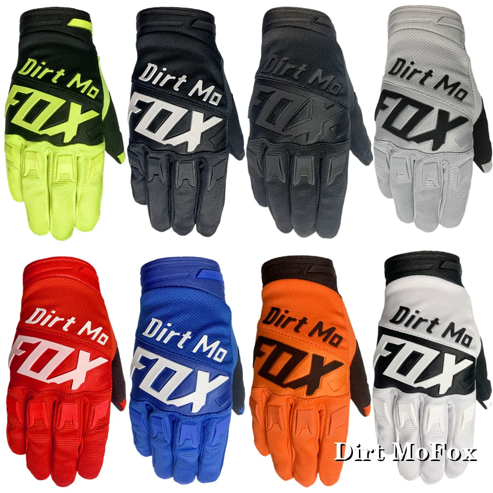 

Hot Sale 1 Pair Fashion New Full Finger Motorcycle Gloves Motocross Dirt Guantes Moto Dirt MoFox Gears Gloves gloves motorcycle