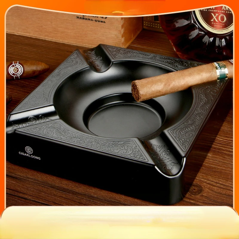 CIGAR ASHTRAY portable metal cigar smoke extinguisher Cigar Accessories