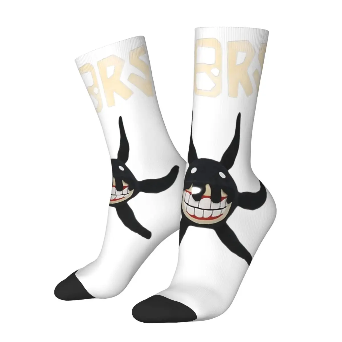 Осенне-зимние мужские и женские игровые носки в стиле ретро Screech Monster Of Doors