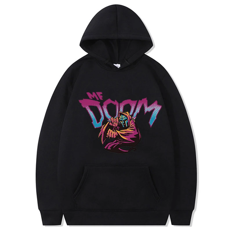

MF DOOM Hoodie Unisex Pullover Women Men's Rapper Fashion Clothes Tops Sweatshirts Tracksuit Casual Loose Streetwear Long Sleeve