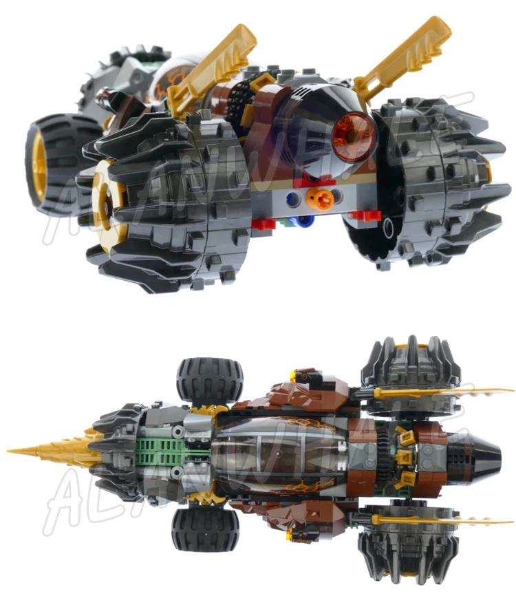 610 шт. Shinobi Legacy Cole's Earth Driller Giant Stone Warrior Army Scout 11163 Наборы строительных блоков