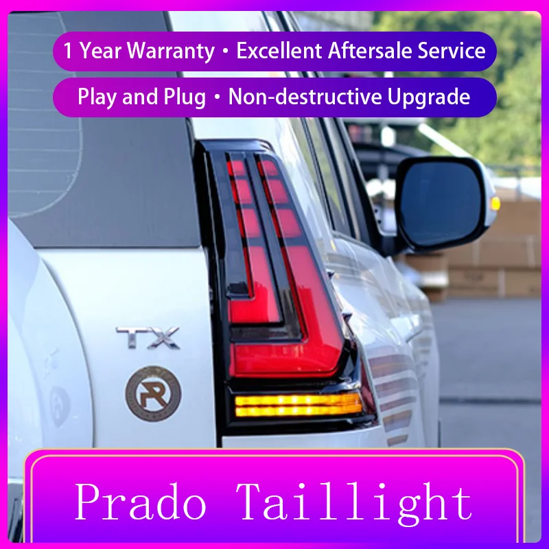 Автомобильная фара для Toyota Prado 2010-2021 LC150 пара задних фонарей Модифицированная