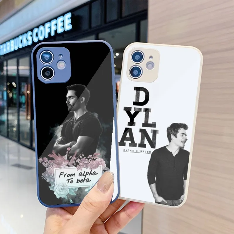 

Dylan O'Brien Phone Case For IPhone 14 13 12 11 Pro Max X XR XS 8 7 Plus Liquid Glass Color Phone Cover