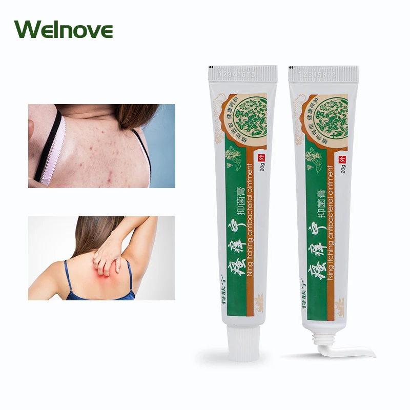 

20G Herbal Itching Antibacterial Cream Psoriasis Relief Eczema Rash Urticaria Scaling Treatment Mosquito Bites Outdoor Portable