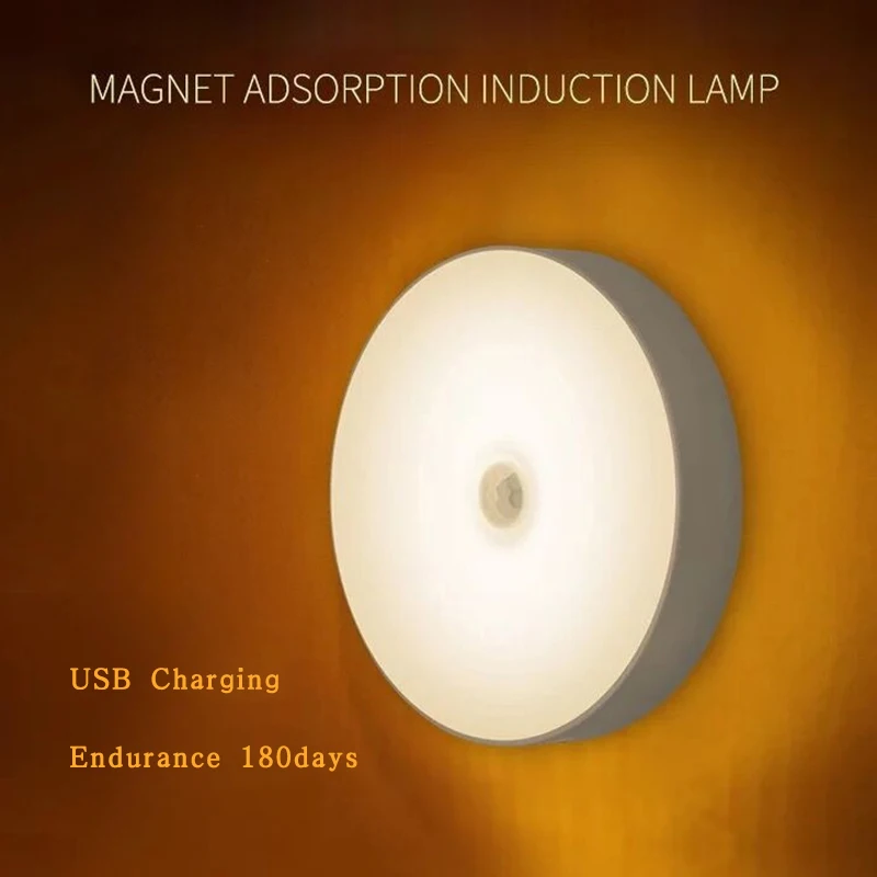 

Светильник с человеческим телом, светодиодный, с умным управлением через USB, индукционный, с магнитом