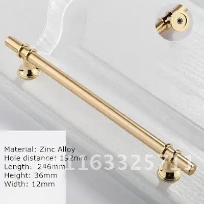 Золотая Ручка для мебели ручка шкафа и ящика ручки кухонная черная