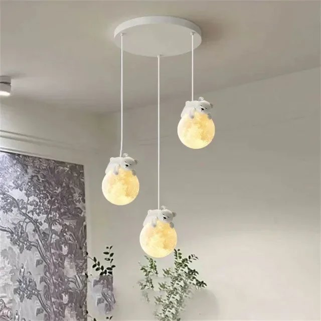 

LED люстра JIANKEXING медведь