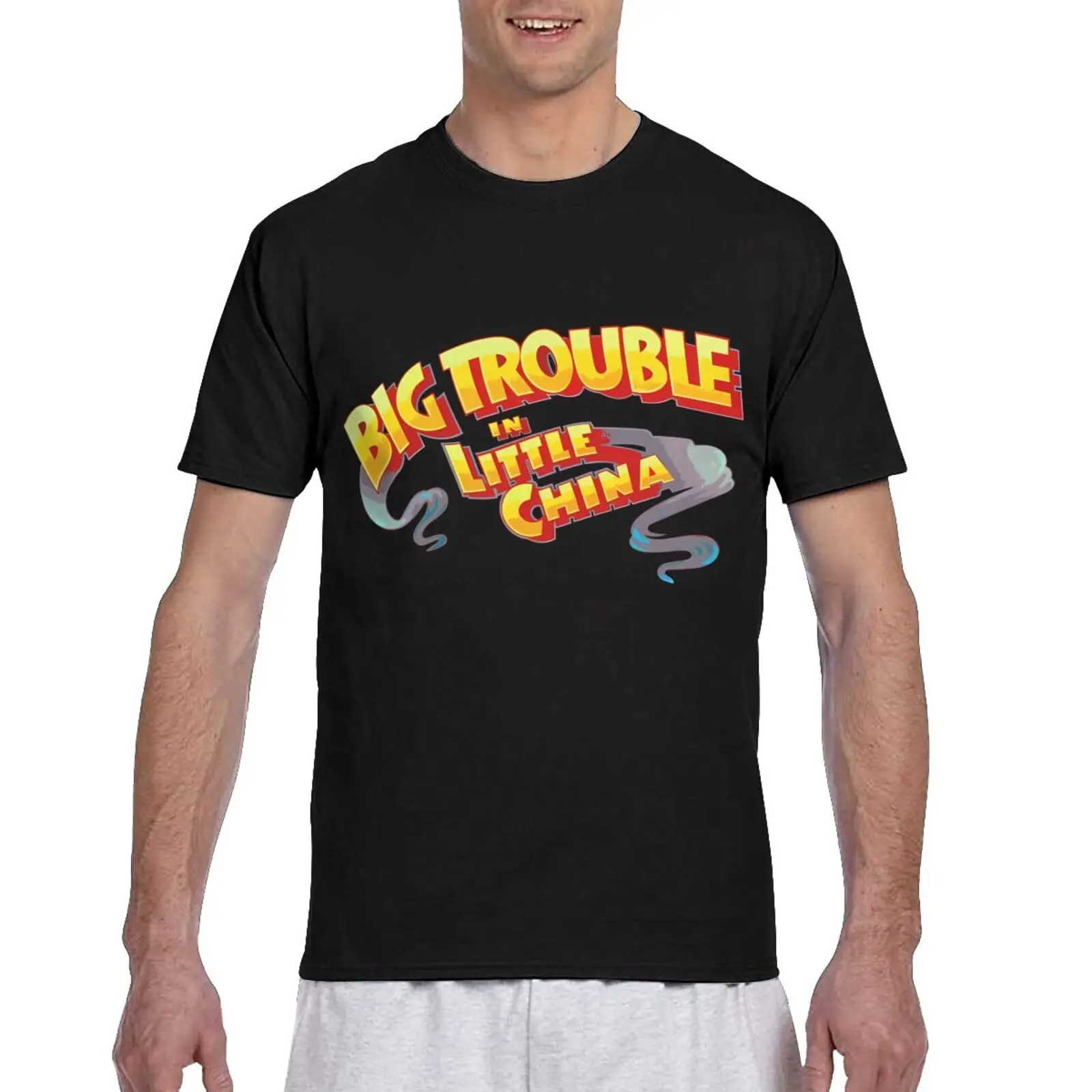 Футболка мужская летняя повседневная футболка свободные рубашки с круглым