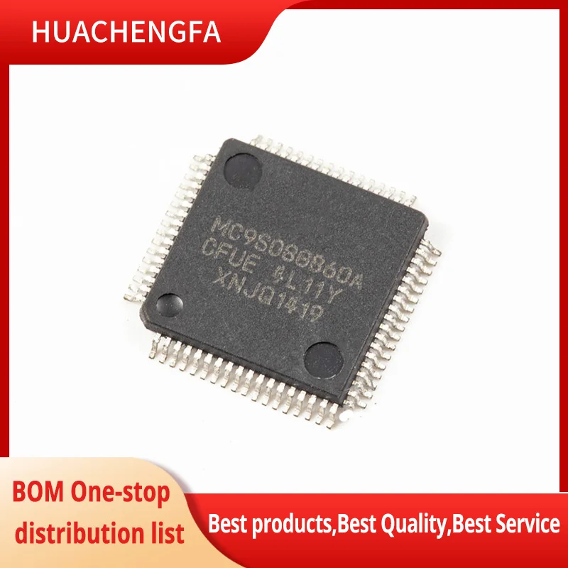 

1pcs/lot MC9S08GB60ACFUE MC9S08GB60A QFP64 Embedded microcontroller controller