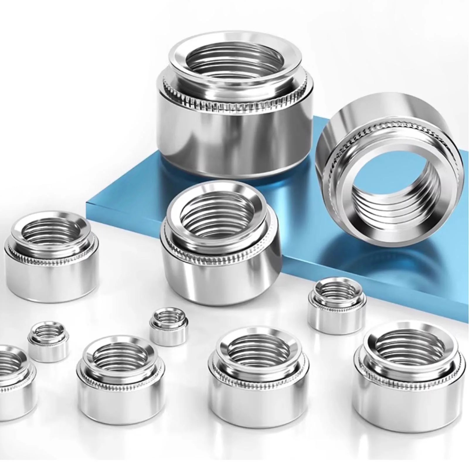 

1/20X M2 M2.5 M3 M4 M5 M6 M8 M10 Нержавеющая сталь 304 CLS Самозажимная гайка Пресс-вставка Заклепка Гайка Nutsert Плита 0,8-3,2 мм