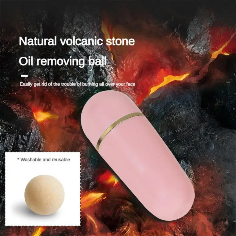 

1pcs Face Oil Absorbing Roller Skin Care Tool Volcanic Stone Oil Absorber Washable Facial Oil Removing Care Skin Makeup Tools