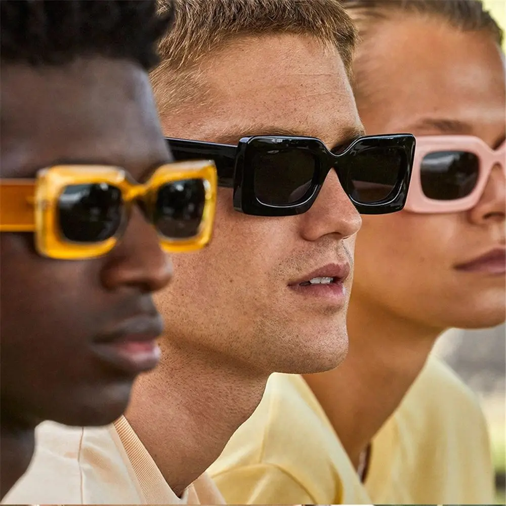 

Newest Sun Glasses Hip Hop British Design Rectangle Sunglasses Black Shades Square Sunglasses Ladies Eyewear