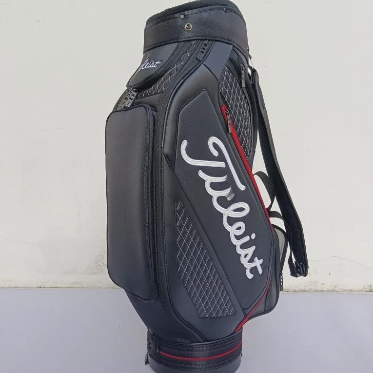 Golf Bag   Carry Bag For Men Tour High   Quality PU Golf Club ,New Brand,Stand Available,Various Colors Men's