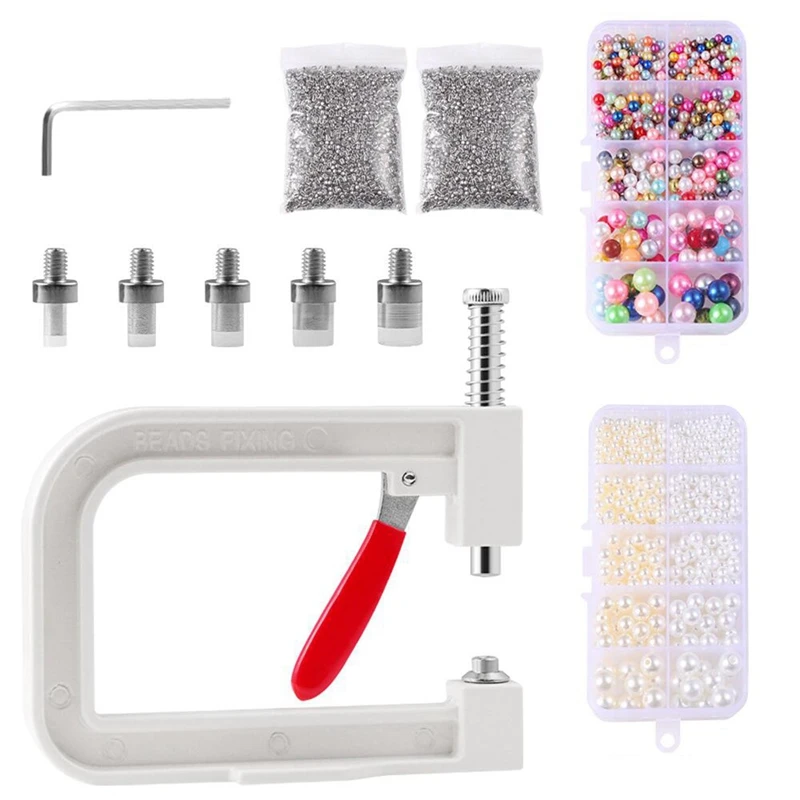 

Pearl Inlay Machine, DIY Handmade Pearl Inlay Machine, Apparel Pearl Rivet Buttons, Bead DIY Accessories