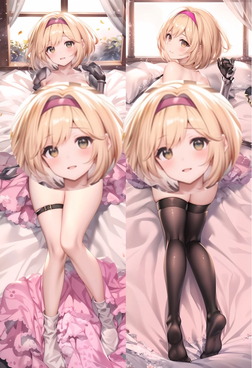Аниме игра звезда Djeeta Косплей Подушка Dakimakura обнимающее тело Prop