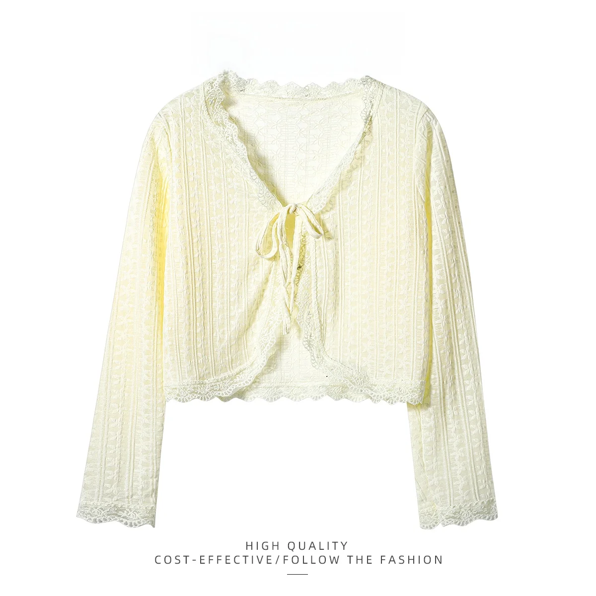 Paixiang/абрикосовая милая шаль солнцезащитный кардиган женское летнее новое