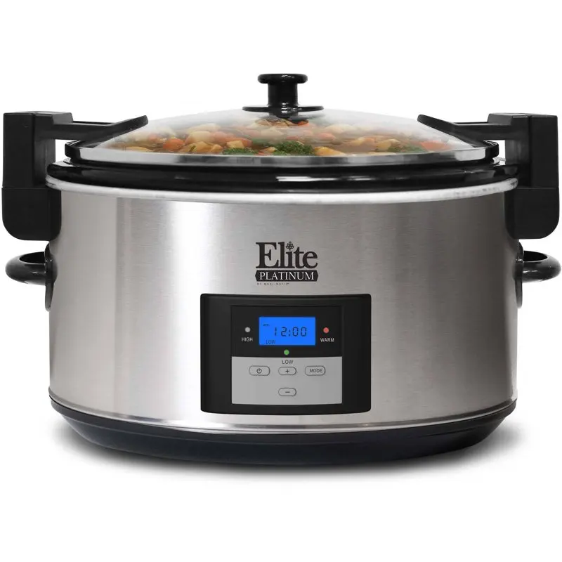 

MST-900VXD 8.5-Quart Stainless Steel Programmable Slow Cooker with Locking Lid