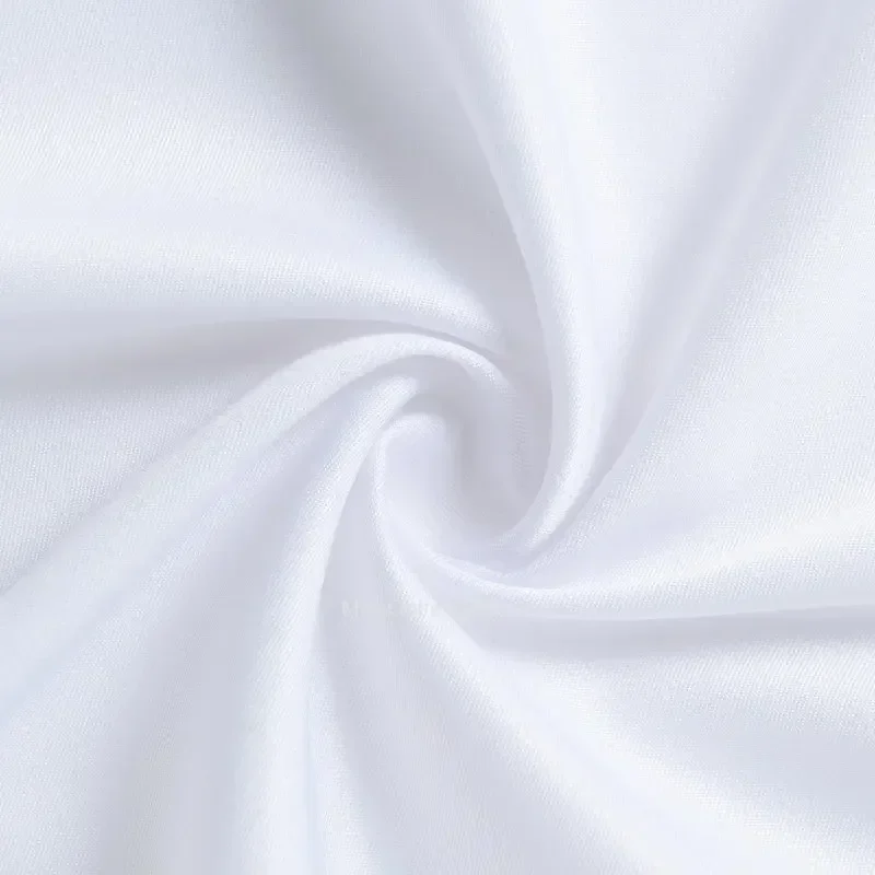 Мужская эластичная однотонная классическая рубашка против морщин с длинным