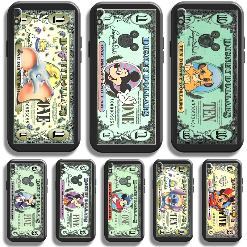 

Luxury Dollar Mickey Mouse For Xiaomi Redmi 9A 9AT Phone Case Silicone Cover Soft Black Back Carcasa