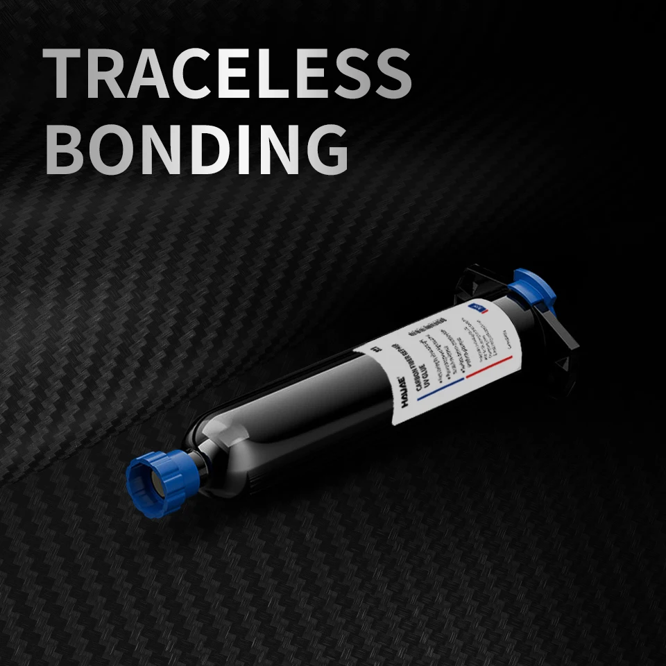 1 шт. 30 мл УФ-клей для ремонта углеродного волокна прозрачный высокопрочный