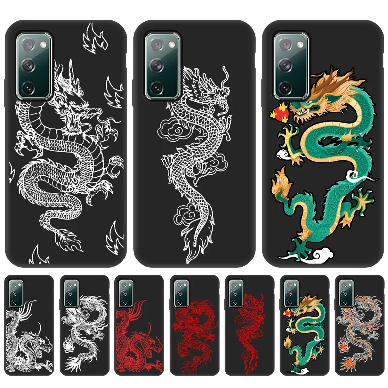 

Dragon Pattern Phone Case For Samsung A52S 5g Case For Samsung M51 M32 A51 A91 A90 A01 A02 A13 A20e A70e A3 A5 A6 A7 A9 Bumper
