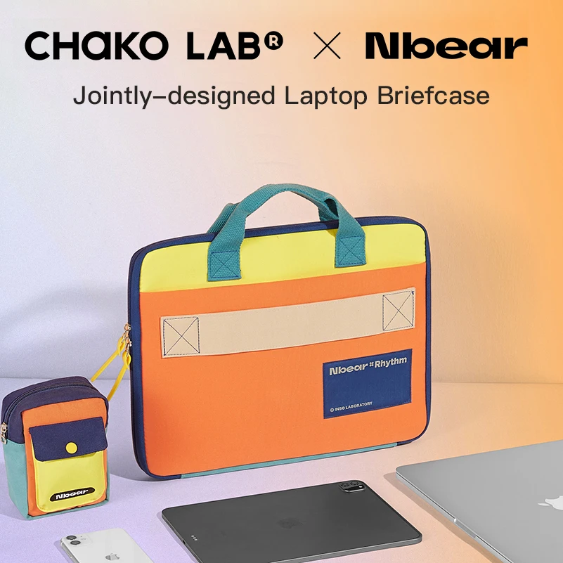 

Nbear New Arrival Casual Laptop Bag Soft Cotton Fabric Anti Scratch Laptop Briefcase