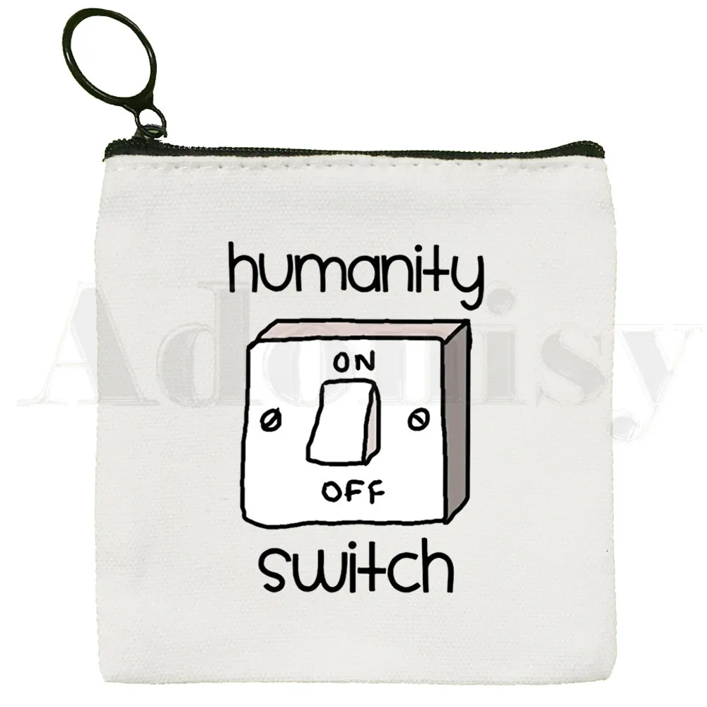 Damon Salvatore Coin Purse Illustration Key Case Chronicles Vampiricas Simple Small Bag The Vampire Diaries Creative Coin Purse