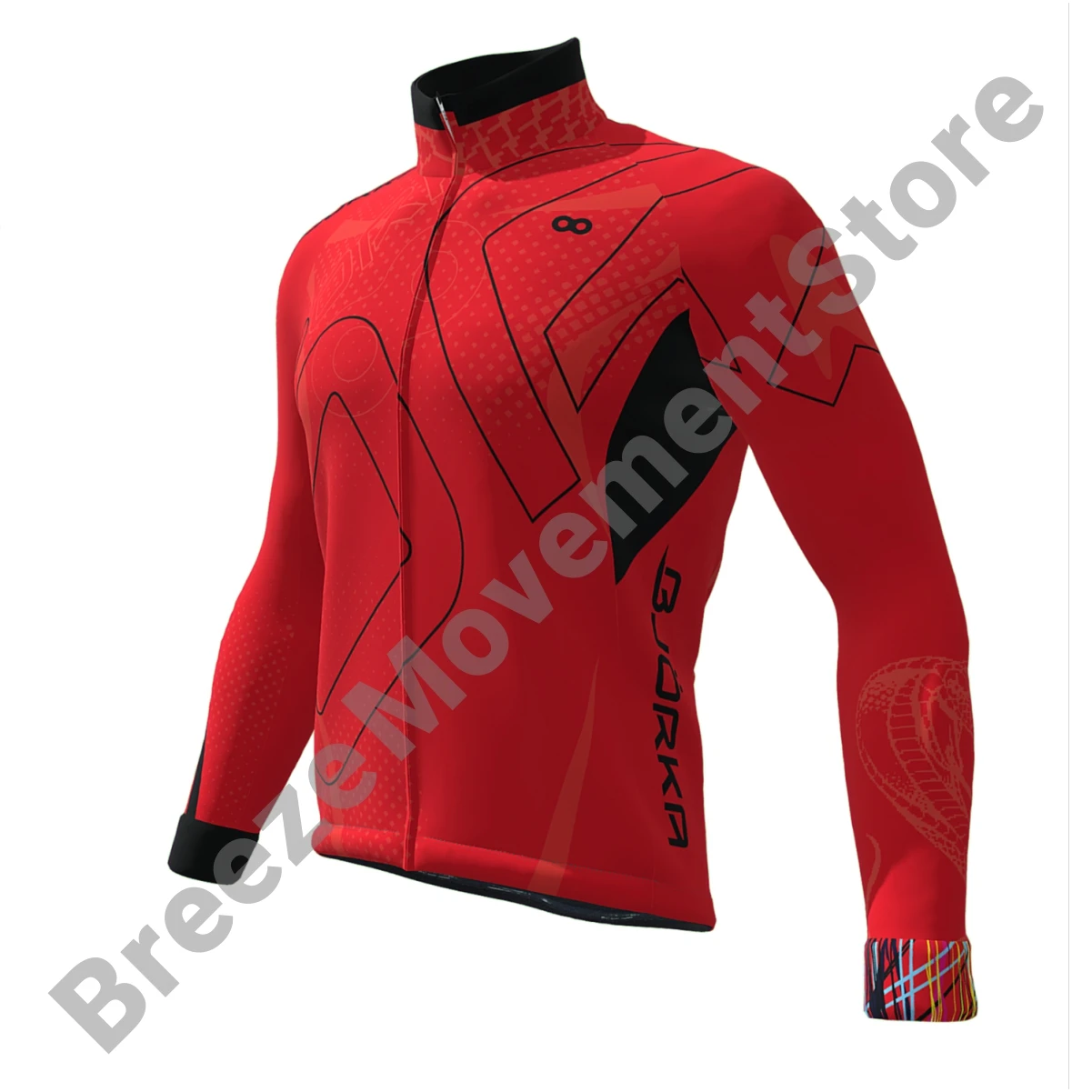 Новая мужская велосипедная Джерси BJO RKA Зимняя Теплая Флисовая одежда с длинным