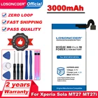 Аккумулятор для Xperia Sola MT27 MT27i MT27a P LT22 LT22I, 3000 мАч